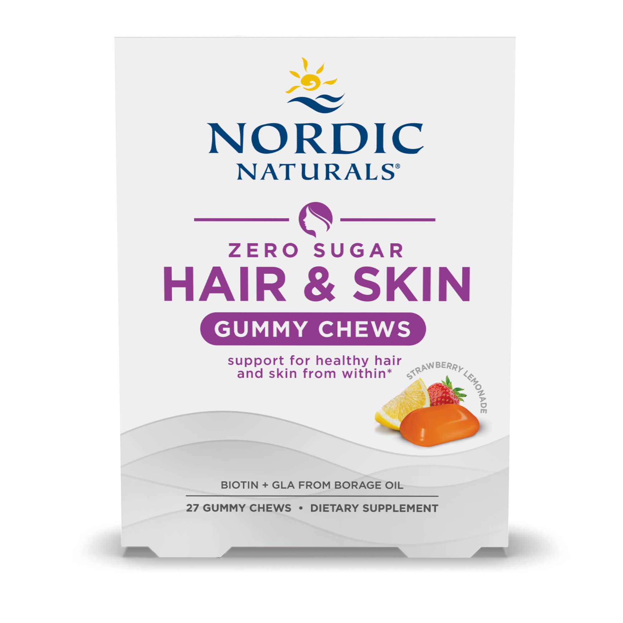 Zero Sugar Hair & Skin Gummy Chews