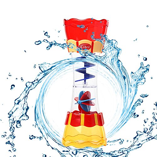 Gbell  Rotating Cup Spray Bath Toy for Toddlers,Water-Spraying Bathtub Playing Water Game Water Pump with Hand Shower Creativity Great Pool Waterfall Spout Toys