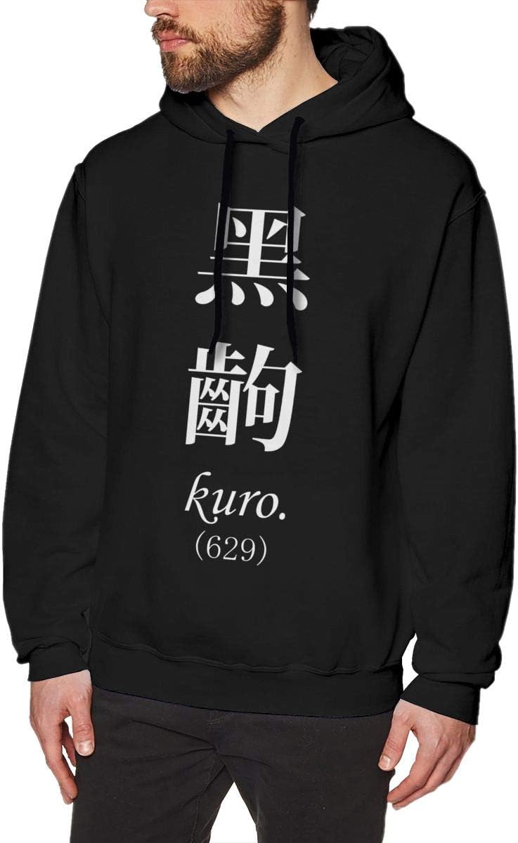 JIALIA Mirio Togata - Lemillion My Hero Academia Anime Crewneck Long Sleeve Sweatshirt Pullover Hoodies for Men Black