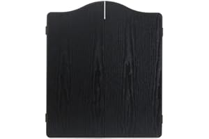 WINMAU Black Deluxe Dartboard Cabinet