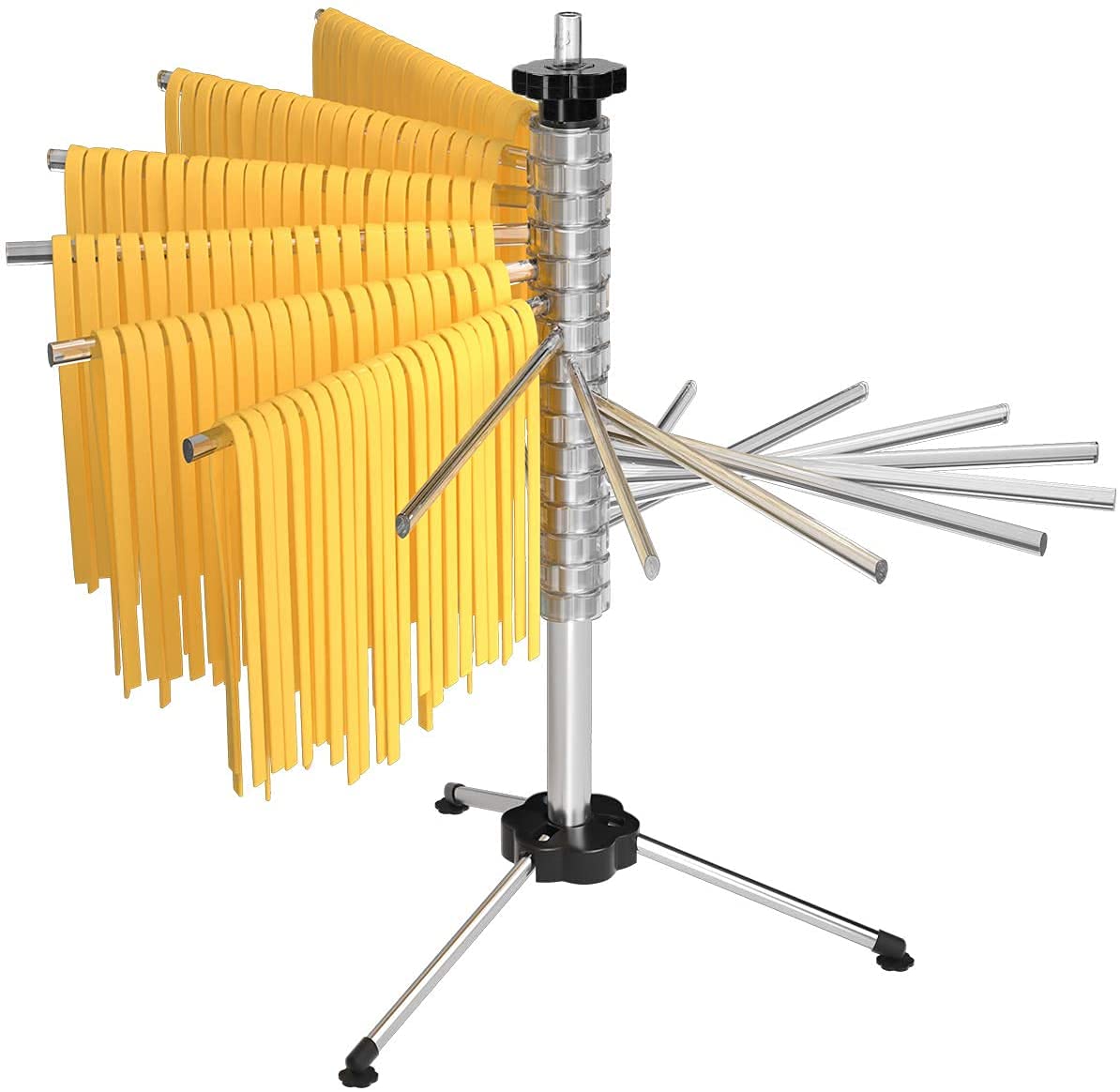 Tebery Foldable Pasta Drying Rack Noodle Dryer Stand for up to 2.5 kgs of Homemade Noodles, Spaghetti Dryer, Pasta Dryer