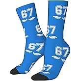 67 Socks Meme 6 7 Socks Funny Six Seven Design Novelty Socks