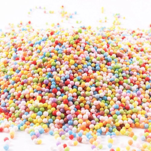 2 pack 0.080.16 Inch Styrofoam Balls, Multi Color Foam Balls