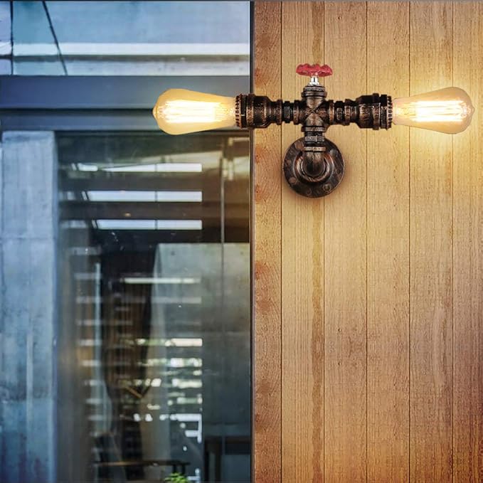 Aplique De Pared De Luz Industrial Vendimia Pared Metal Industrial