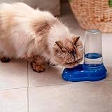 Ferplast AZIMUT 600 Pet Dispenser 0,6 L Dry Food or Water Blue view 4