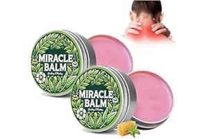 Miracle Balm for Veins, Natural Ingredients, Relaxed and Comfortable, Soothing Joint Cream for Legs, Arms, Back (2 Pack)