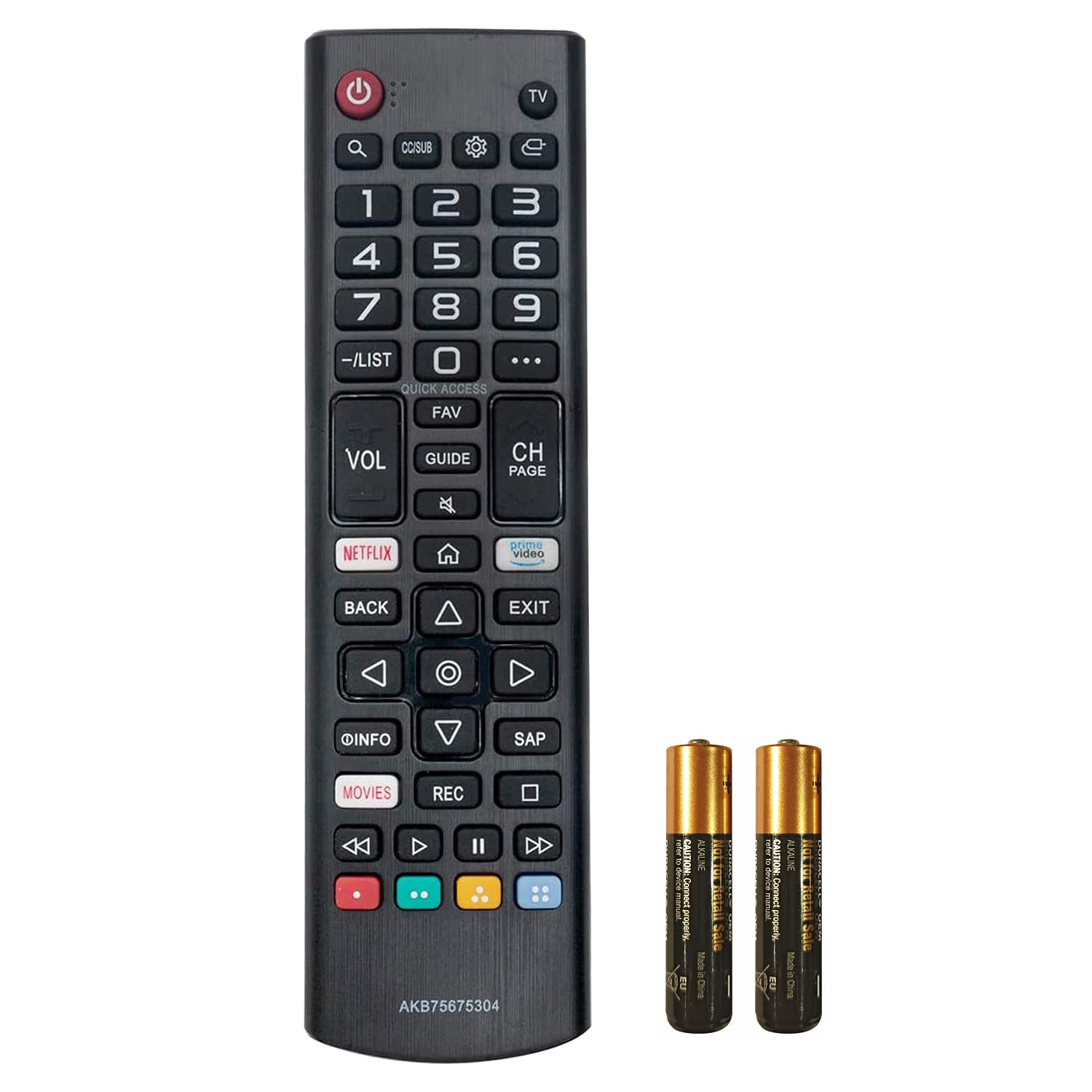 AKB75675304 New Replaced Remote Control for LG
