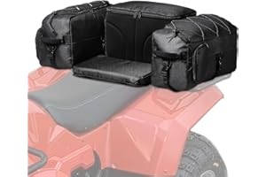 VEVOR ATV Rear Storage Bag, 74L ATV Rear Cargo Bag with Cooler Insulated Bag, 600D Oxford Cloth Storage Rear Rack Seat Bag Fi