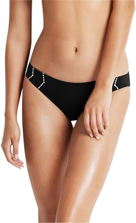 seafolly black bikini bottoms