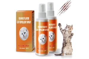 DBKDBK 2PC Cat Deterrent Spray,Cat Deterrent Spray - Indoor & Outdoor Training Safe,Effective Cat Scratch Deterrent Training Aid,Protect Furniture, Sofas, Rugs, Restricted Areas-for Behavior, Natural