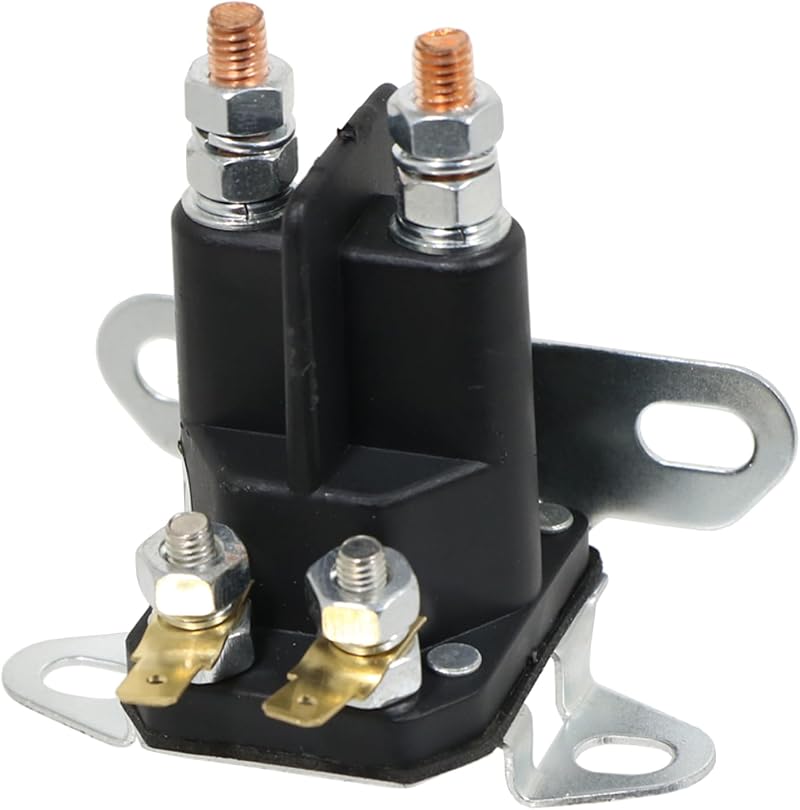 Spares2go Solenoid Starter Switch 4 Pole Relay 12V for Countax Westwood Ariens