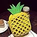 Pineapple Crossbody Bag, Pershoo Women Cute 3D Fruit PU Leather Shoulder Bag Adjustable Long Chain Strap Small Clutch Handbag Cell Phone Pouch Case Travel Wallet Messenger Bag Sling Bag - Yellow