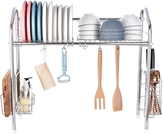 over sink dish rack amazon