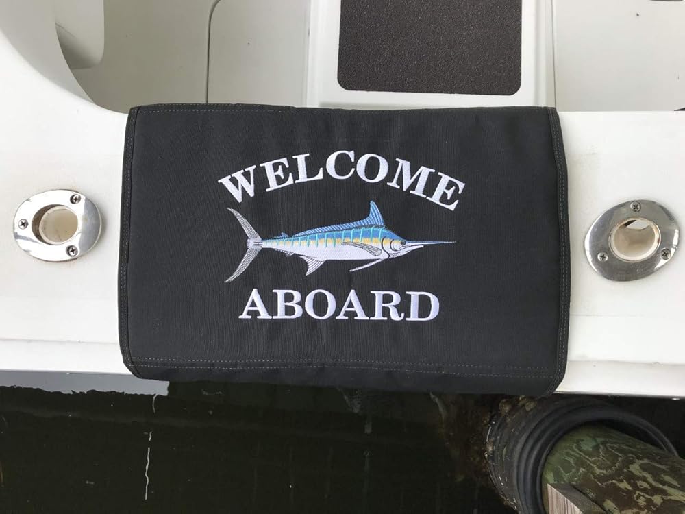 Sunbrella Aboard Boarding Mat Custom Gunwale Mat