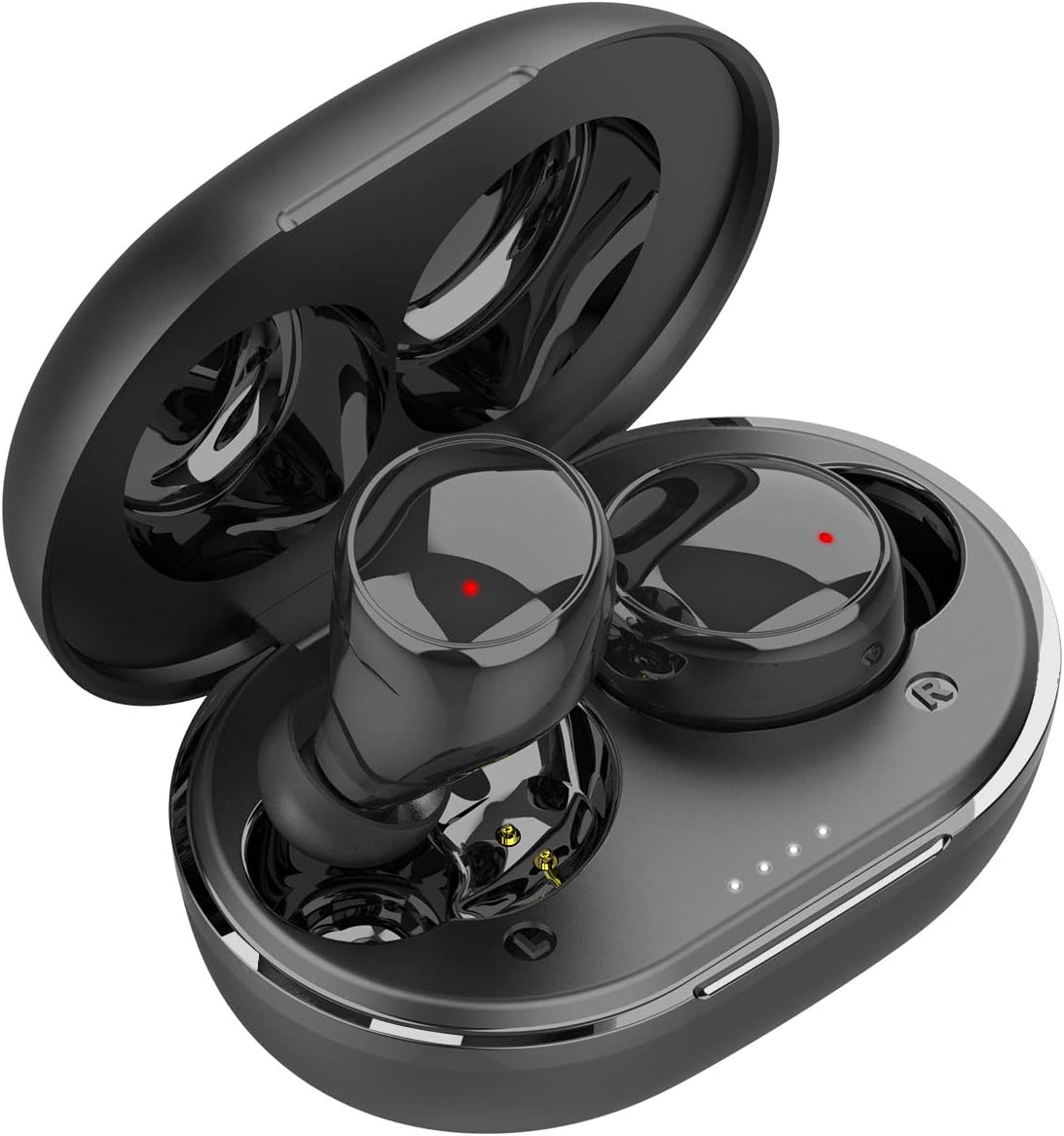 EDYELL True Wireless Earbuds Bluetooth 5.0 Headphones IPX8 Waterproof in-Ear Built-in Mic CVC 8.0 Noise-Cancelling Headset