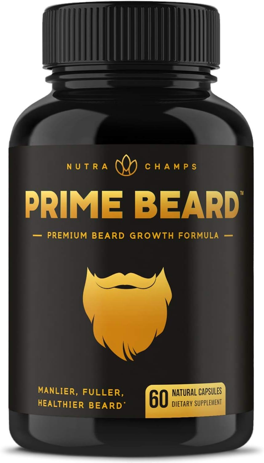 Amazon Com Prime Beard Beard Growth Vitamins Supplement For Men