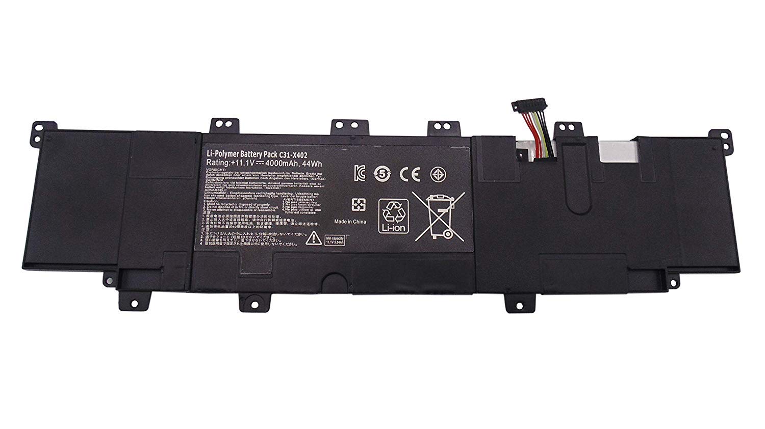 C31-X402 Laptop Battery Replacement for Asus VivoBook S300 S300C S300CA S400 S400C S400CA S400E Series Notebook(11.1V 44Wh)