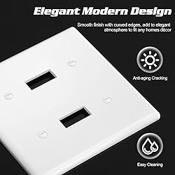 Decorator Wall Plate Double Toggle Light Switch