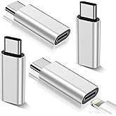 xiwxi 4 Pack Lightning to USB C Adapter for iPhone 15/15Pro/15 Pro Max/Plus,Samsung S24 S23,iPad Air,Nintendo Switch,Fast Cha