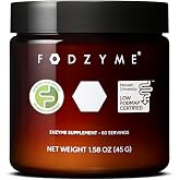 FODZYME&reg; Home Kit Digestive Enzymes for Gut Health, Relief for Bloating, Gas, Constipation, Diarrhea, Abdominal Pain, Low FODMAP, 60 Dose