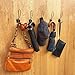 Ambipolar Heavy Duty Rustic Metal Decorative Entryway Vintage Coat Hook/Hat Hook - Wall Mounted (Screws Included), Wall Hook,Perfect Coat and Backpack Bronze Hanger, 10 Pack (Rustic Bronze).