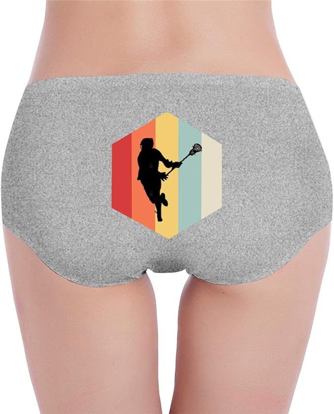 merahans Retro Vintage Lacrosse Player Women's Cotton Low Waist