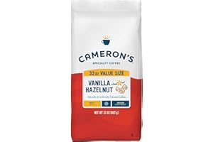 Cameron's Coffee Roasted Ground Coffee Bag, Flavored, Vanilla Hazelnut, 32 Ounce