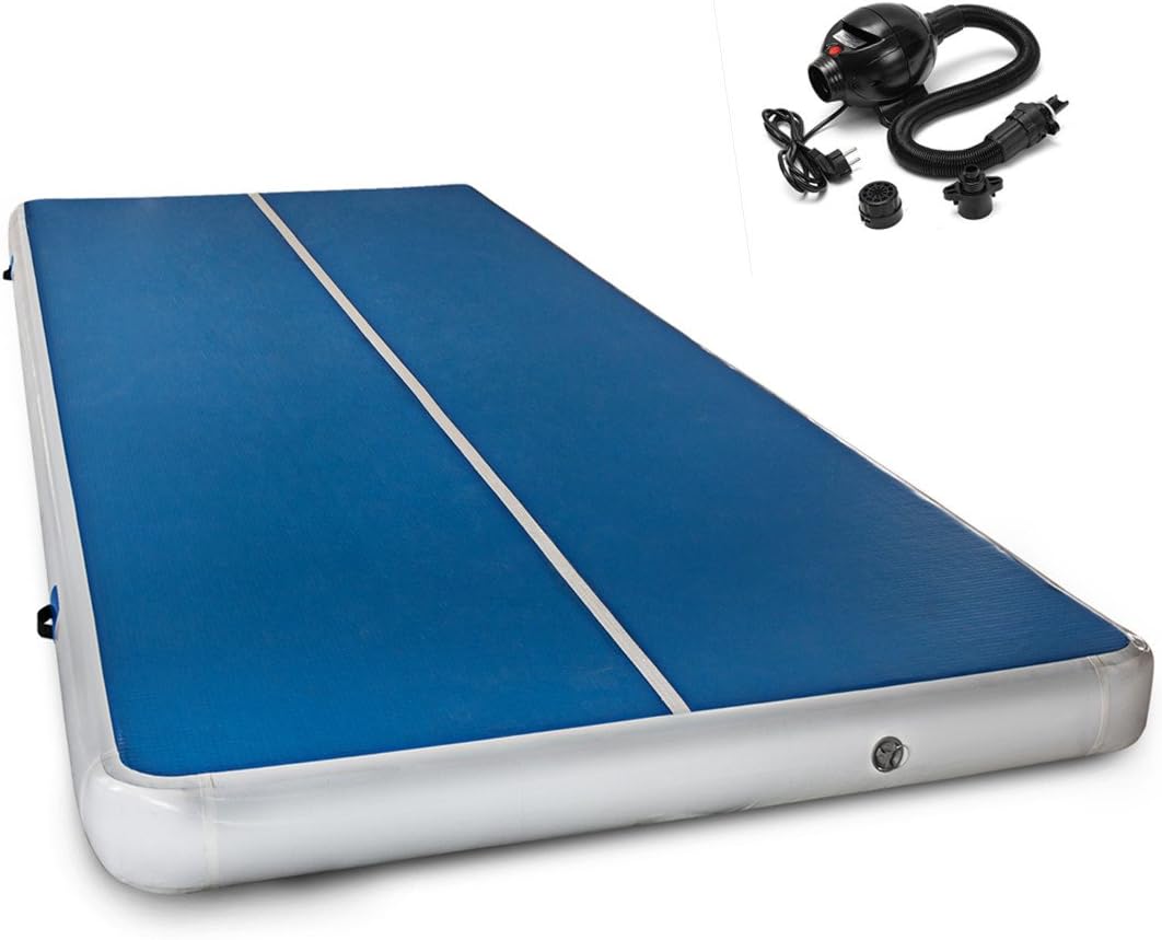 SmarketBuy 19.6ft / 26ft / 32.8ft Air Tumbling Mat Inflatable Tumbling Mat Gymnastics Inflatable Gym Mat Air Tumbling Track for Home Use and Training