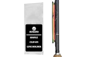 SUMATO Tenkara Clip On Line Holder Kebari Line Winder Simple Line Keeper Fly Fishing Accessoriy Easy Fishing Pole Hook Keeper Single Pack