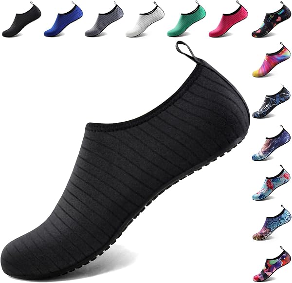 Water Shoes for Women Men Quick-Dry Aqua Socks Swim Beach Outfits Barefoot | Yoga Exercise Wear Sport Accessories Pool Campin