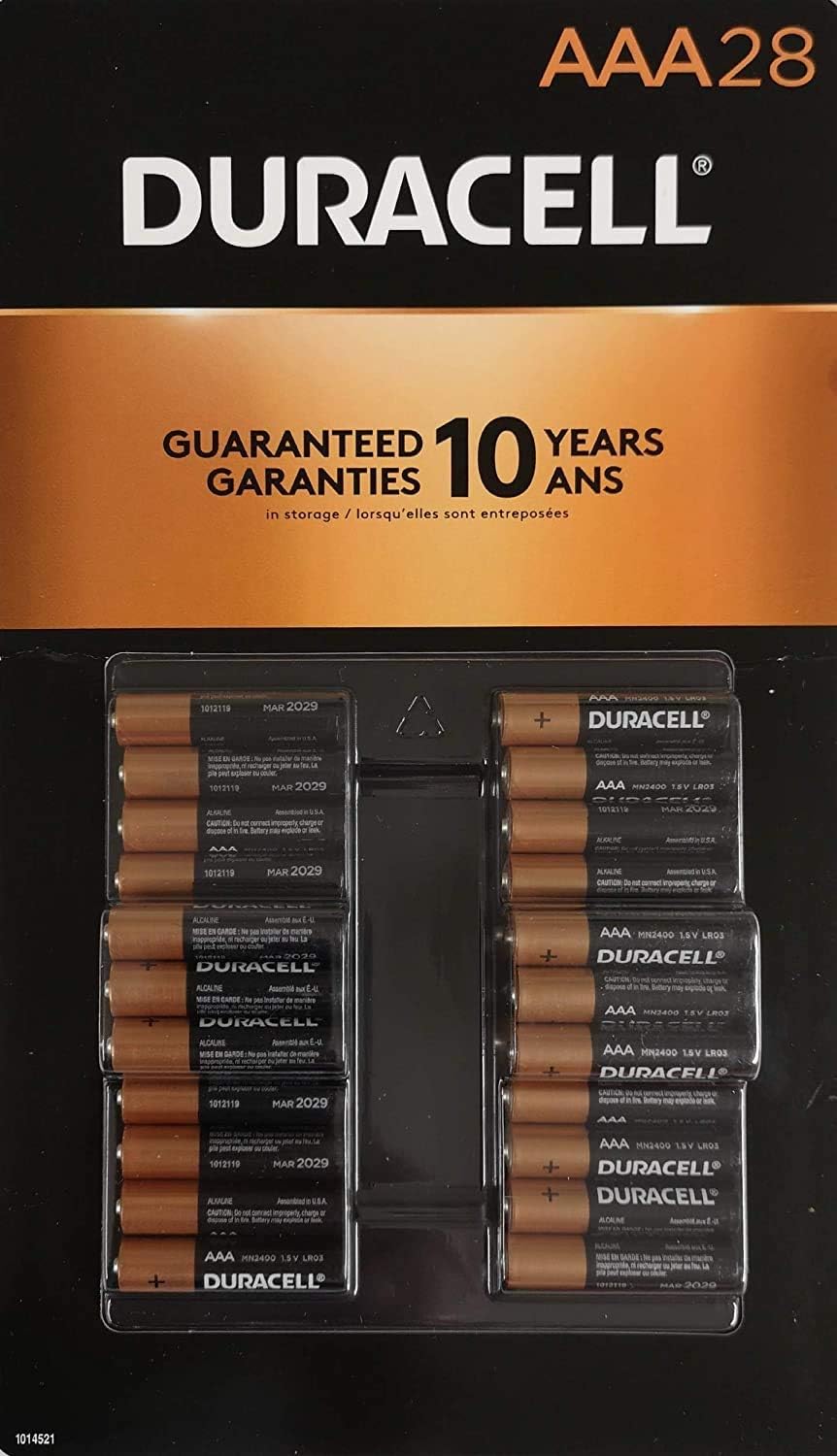 Duracell CopperTop Alkaline Batteries Variety Pack - 48 AA Batteries & 28 AAA Batteries Valuepack: Home Audio & Theater