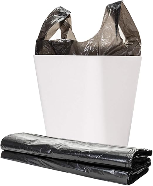 Amcho Trash Bags, 4 Gallon Handle Trash Bag Strong Thicken Garbage Bags