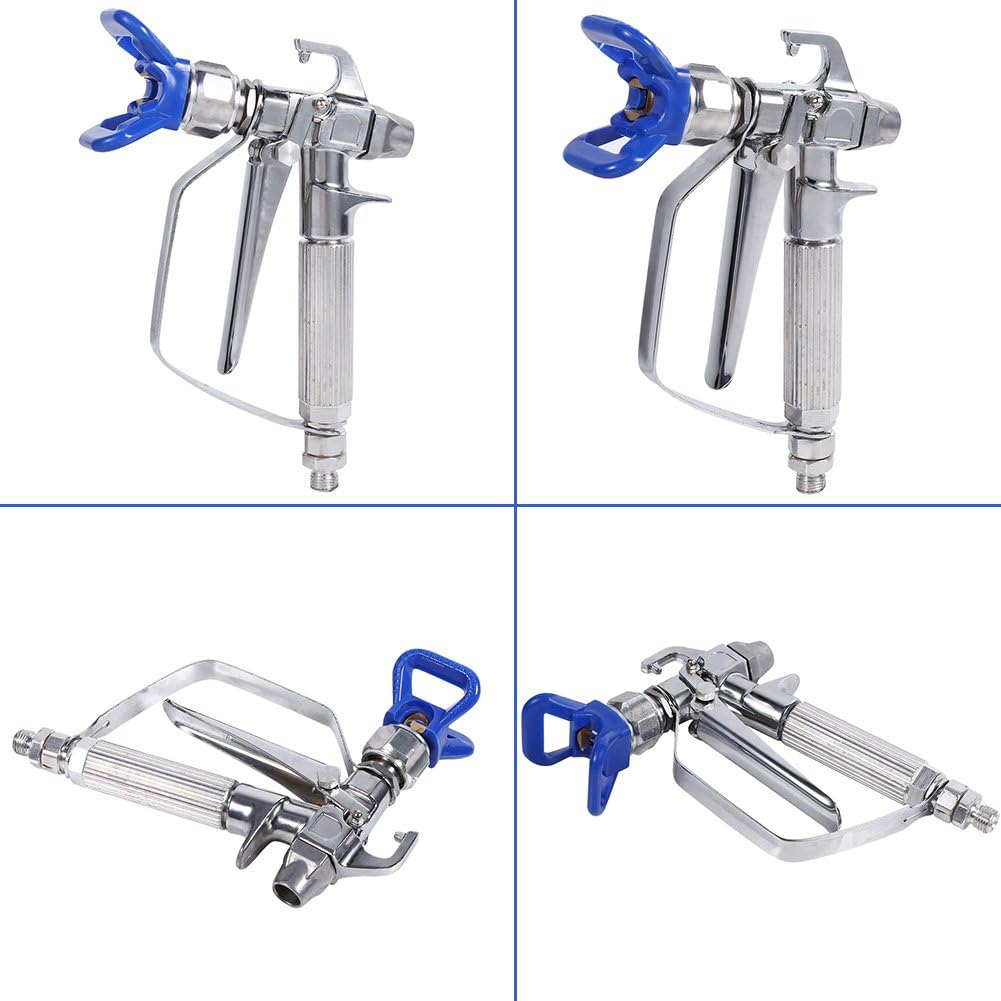 High Pressure Airless Spray Gun, Stainless Steel Car Body Coating Sprayer Machine with Spray Mount & Ergonomic Trigger - Image 4