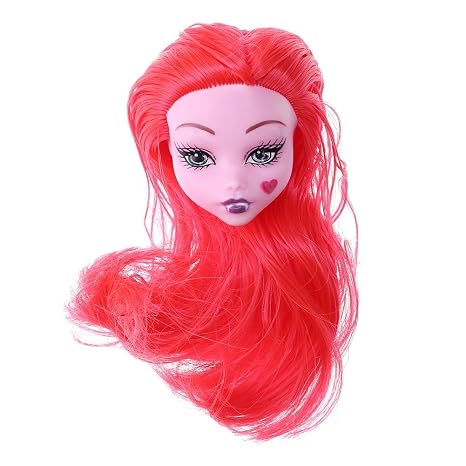 Prosperveil Fairy Monster Doll Head With Hair Pvc Devil Nude Doll