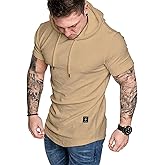 Aiyino Men's S-5XL Athletic Hoodies Sport Sweatshirt Solid Color Fashion Pullover