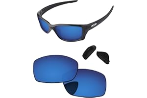 PapaViva Replacement Lenses for Oakley Straightlink OO9331 61mm/Straightlink Asian Fit OO9336 61mm Sunglass Deep Water Pro+ A