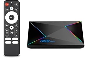 Android TV Box 14.0,R69PLUS 4GB RAM 32GB ROM Android 14 Box,CPU Allwinner H728 &GPU Mali G57-MC1 Chipset Android Box,4K/8K Re