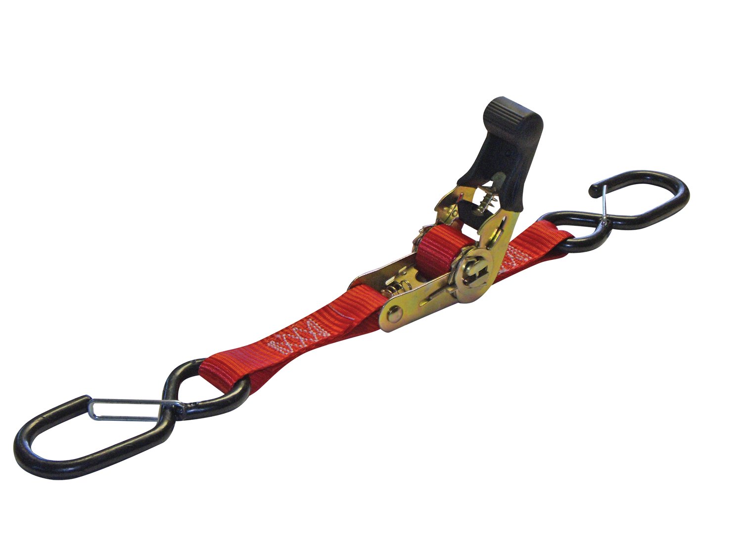 Erickson 05710 Black 1" x 6' Heavy Duty Motorcycle Ratchet Strap with Safety... eBay