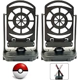 [2 Sets] Steps Counter Compatible for Po-ke-mon Go Walker Phone Swing Accessories [Mute Version] Egg hatcher Rocker Quick Steps Earning Device[Support 4 Phones Black]