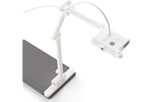 OKIOCAM OKIOLABS S Plus 2K Document Camera 2-in-1 with OKIOPoint Smart Visual Pointer, Document Camera for Teachers, Doc Camerac for PC, Mac, Chromebooks, IWBs, Zoom Overhead Camera, 1944p