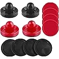 INSCOOL Air Hockey Pushers and Air Hockey Pucks Air Hockey Paddles, Goal Handles Paddles Replacement Accessories for Game Tab