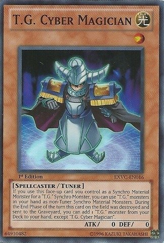 Yu-Gi-Oh! - T.G. Cyber Magician (EXVC-EN016) - Extreme Victory - 1st Edition - Super Rare