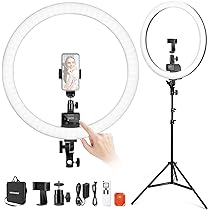 Amazon.com : NEEWER Advanced 18" LED Ring Light with Tripod Stand ...