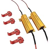 iBrightstar 50W 6ohm Load Resistors for Fix LED Bulb Fast Hyper Flash Turn Signal Blink Error Code