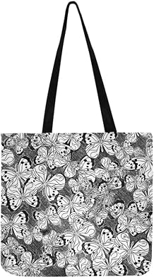 Amazon Com Drawing Sketch Pencil Outline Engraved Ink Black Canvas Tote Handbag Shoulder Bag Crossbody Bags Purses For Men And Women Shopping Tote Shoes
