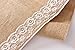 DOTHOUSE Lace Burlap Table Runners- 12 X 108 Inches Natural Jute Table Runner,Rustic Table Runners For Shabby Chic Wedding Party,Indoor and Outdoor Events