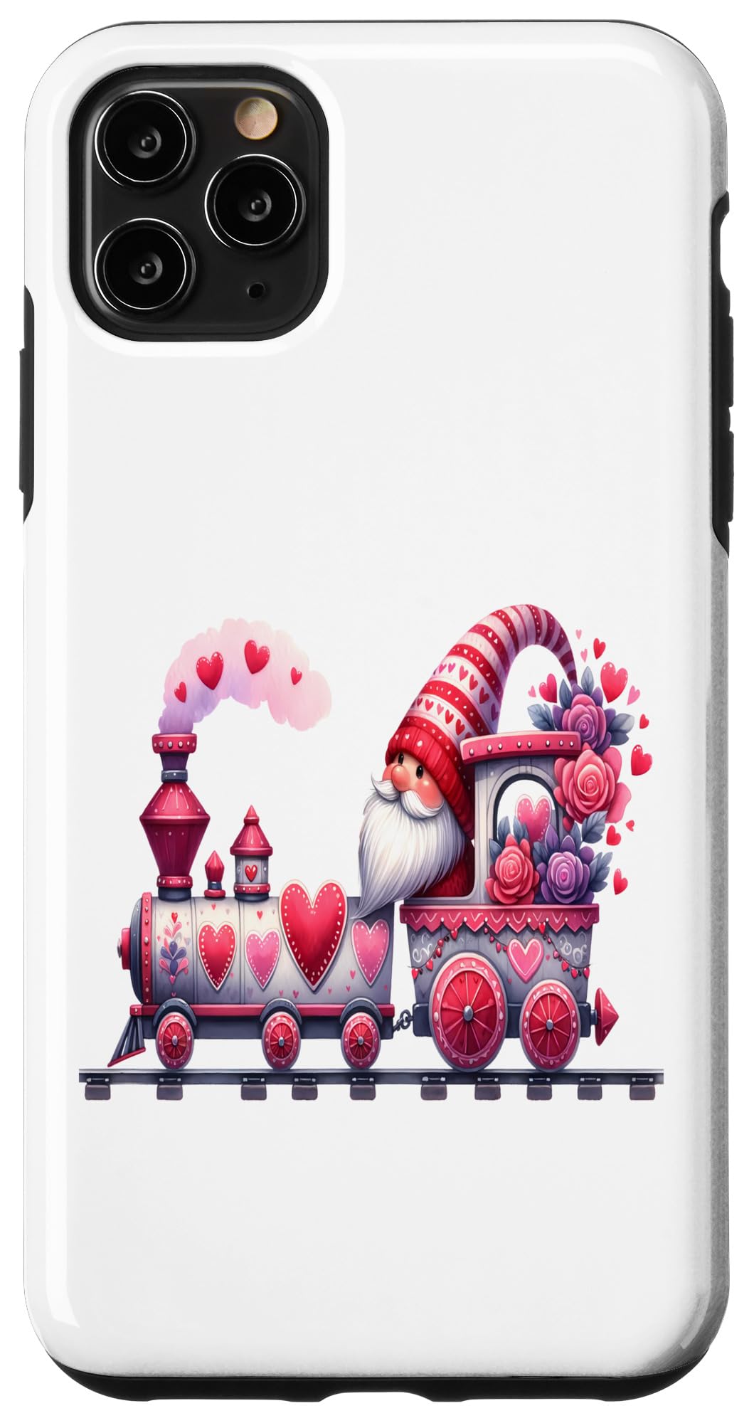 iPhone 11 Pro Max Santa Driving A Train With Gifts Cute Christmas Case