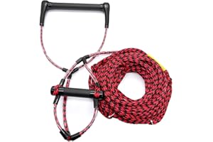 60ft Wakeboard Kneeboard Rope Surfing Water Sports Tow with Anti-Slip Handle