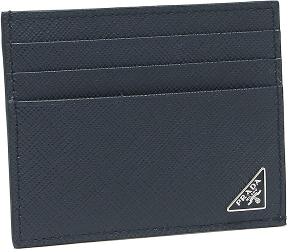 Amazon プラダ カードケース メンズ サフィアーノ トライアングルロゴ Prada 2mc223 Qhh F0216 ネイビー 並行輸入品 Prada プラダ 名刺入れ