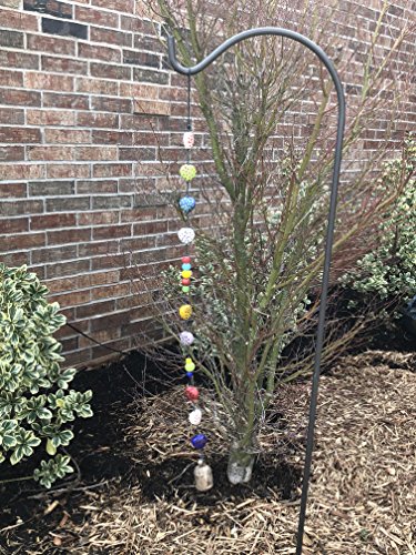 Heart Beads Hand Painted with Bell 30 in Long Wind Chime with Nana Bell - Thumbnail 6